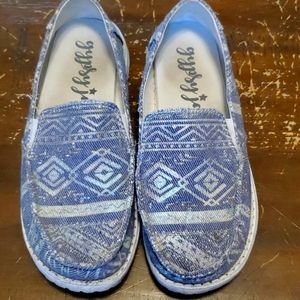 Gypsy Jazz Slip On Shoes